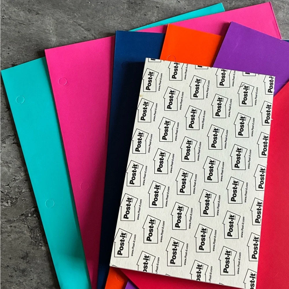 Colorful Folder and My Week Notepad Set